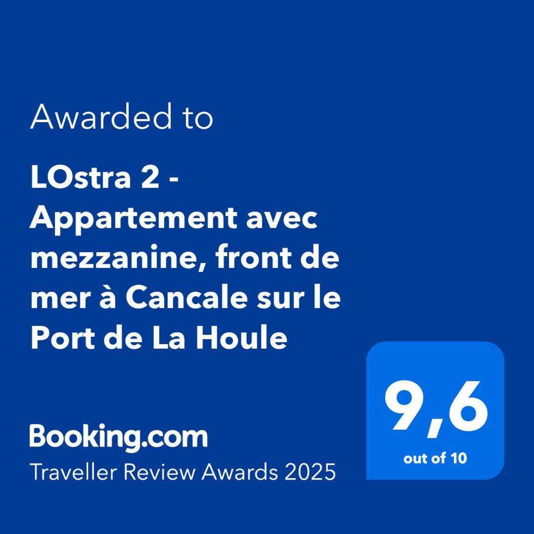 Lostra 2 - Appartement Avec Mezzanine, Front De Mer A Cancale Sur Le Port De La Houle Exterior photo